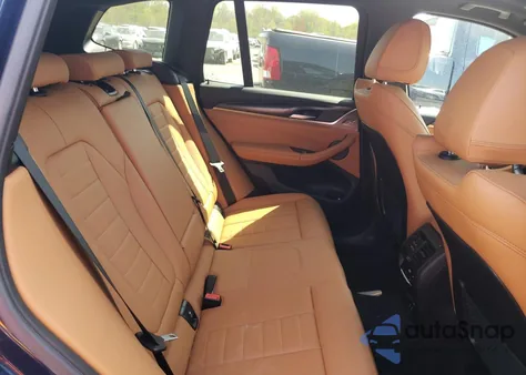 2024 BMW X3 xDrive30I из США, поврежденный, VIN 5UX53DP03R9T83594